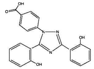 EXJADE® (deferasirox) Structural Formula Illustration EXJADE® (deferasirox) Structural Formula Illustration
