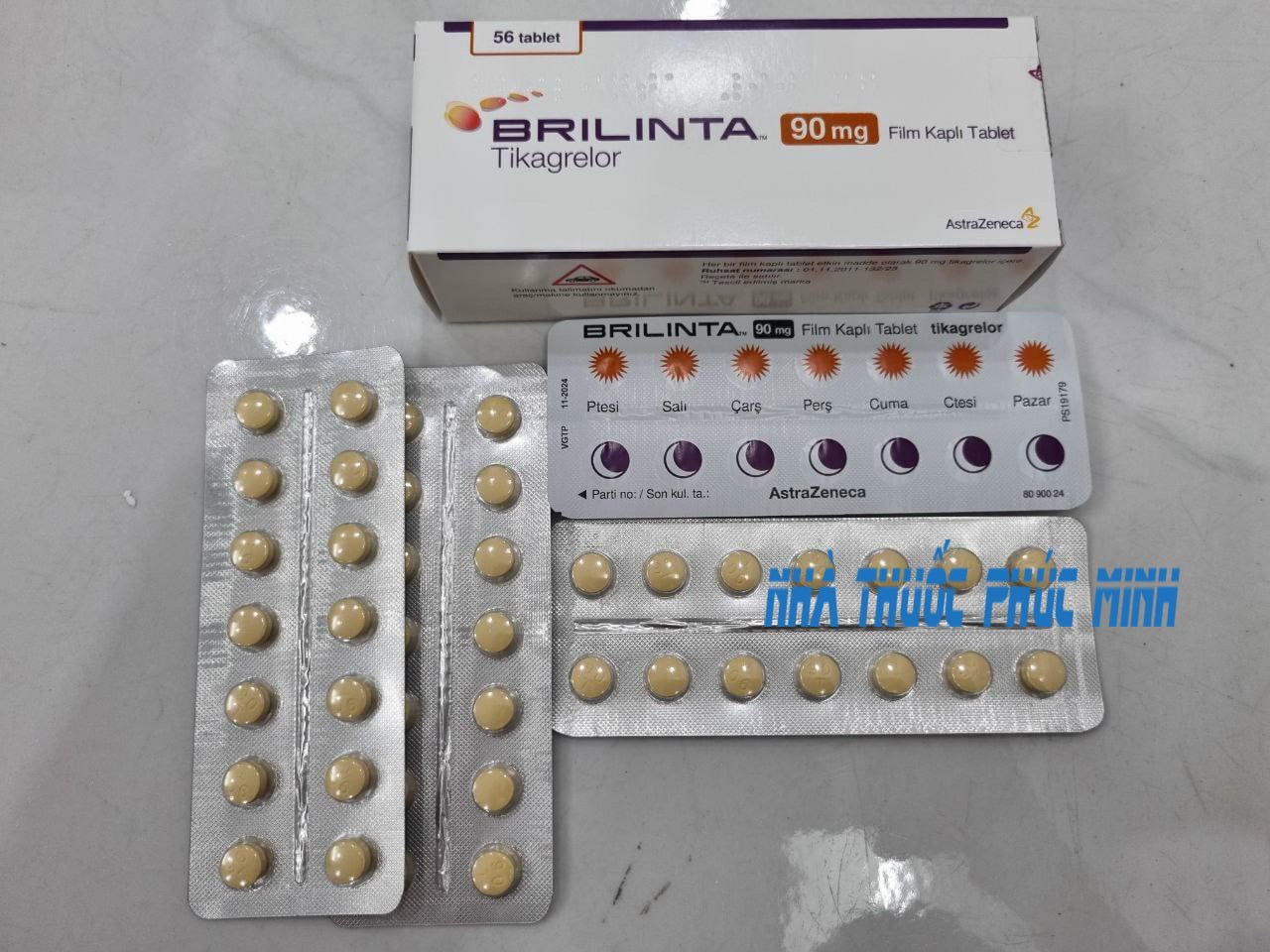 Thuốc Brilinta 90mg mua ở đâu giá bao nhiêu?