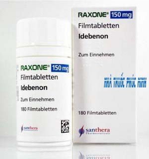Thuốc Raxone 150mg Idebenone mua ở đâu giá bao nhiêu?