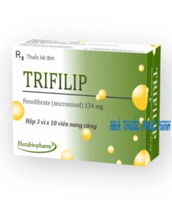 Thuốc Trifilip hạ mỡ máu Herabiopharm